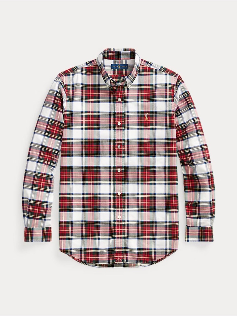 Polo Ralph Lauren Slim Fit Plaid Oxford‎ Shirt